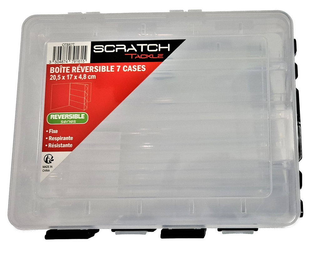 Scratch Tackle Luxe Lure Box - Small - 6 Interchangeable Sections