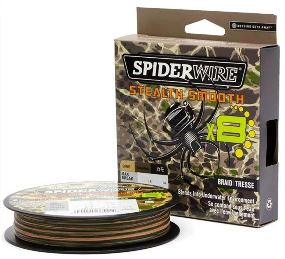 SpiderWire Stealth 8 Smooth 150m Camo New Pack - MatchFishing