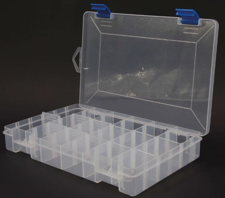 Scratch Tackle - Lure Box 6 Section x10 Dividers