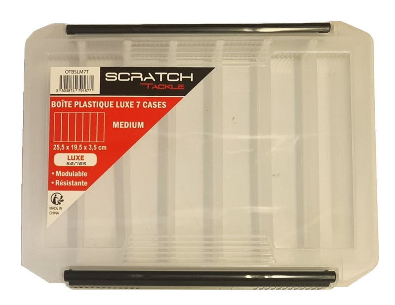 Scratch Tackle - Lure Box 7 Section x6 Dividers