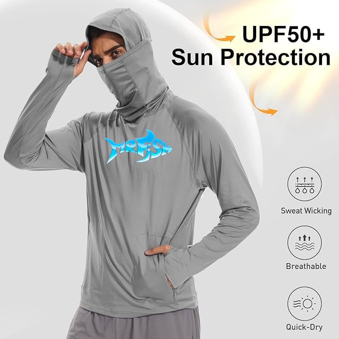 Mr Fish Breathable Hooded Fishing Sweater