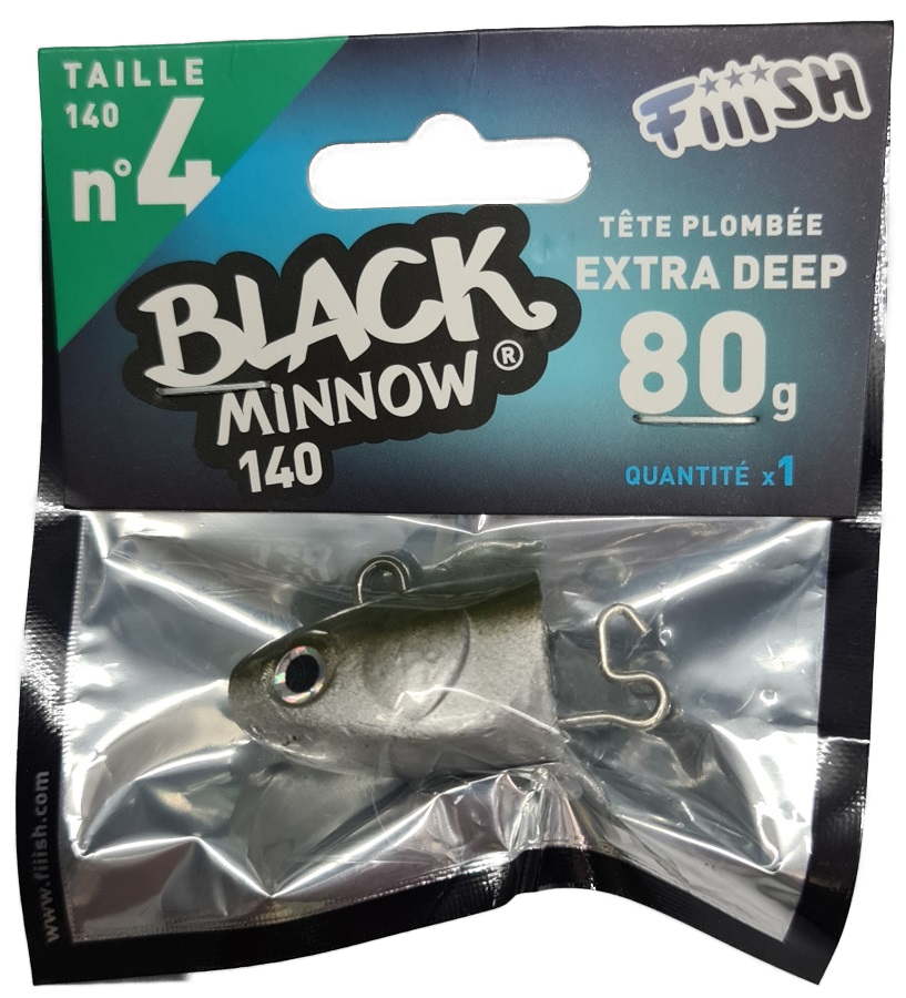 Tête Plombée Fiiish Black Minnow 160 Off Shore - 60g - Taille 5 