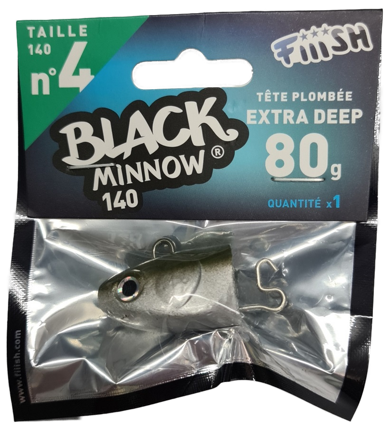 Fiiish Black Minnow 140 No4 80g Head