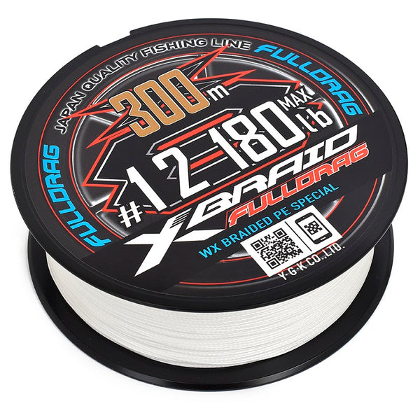 YGK Braided Fishing Line 86lbs #6 300m WX8 PE Line Popping, Sports  Equipment, Fishing on Carousell