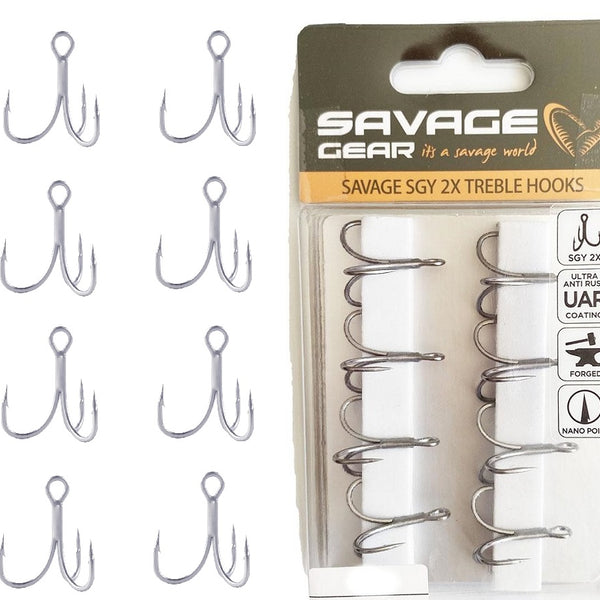 Savage Gear SGY 2X Treble Hooks #2